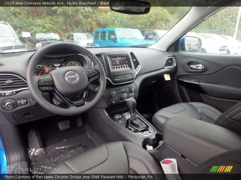 Hydro Blue Pearl / Black 2020 Jeep Cherokee Altitude 4x4