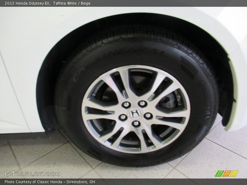 Taffeta White / Beige 2013 Honda Odyssey EX