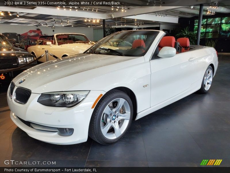 Alpine White / Coral Red/Black 2012 BMW 3 Series 335i Convertible