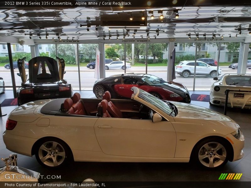 Alpine White / Coral Red/Black 2012 BMW 3 Series 335i Convertible