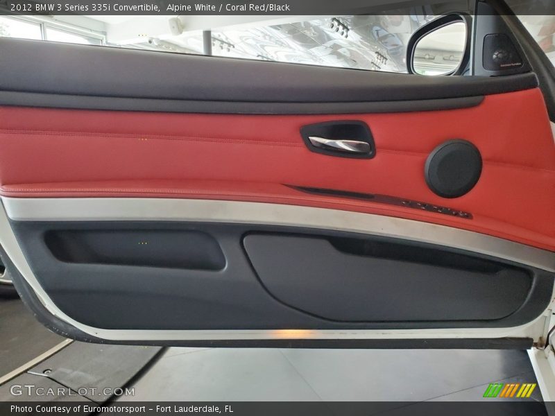 Alpine White / Coral Red/Black 2012 BMW 3 Series 335i Convertible