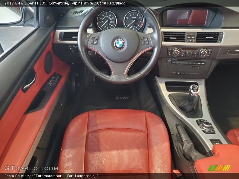 Alpine White / Coral Red/Black 2012 BMW 3 Series 335i Convertible