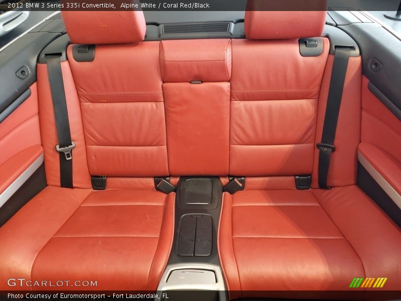 Alpine White / Coral Red/Black 2012 BMW 3 Series 335i Convertible