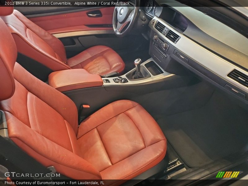 Alpine White / Coral Red/Black 2012 BMW 3 Series 335i Convertible