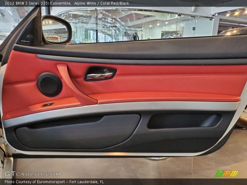 Alpine White / Coral Red/Black 2012 BMW 3 Series 335i Convertible