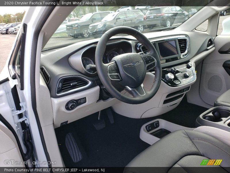 Bright White / Alloy/Black 2020 Chrysler Pacifica Touring L