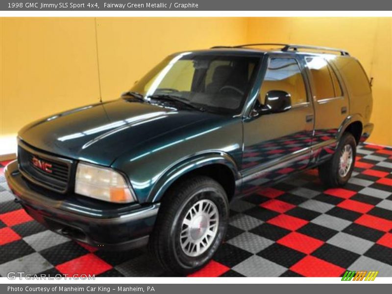 Fairway Green Metallic / Graphite 1998 GMC Jimmy SLS Sport 4x4