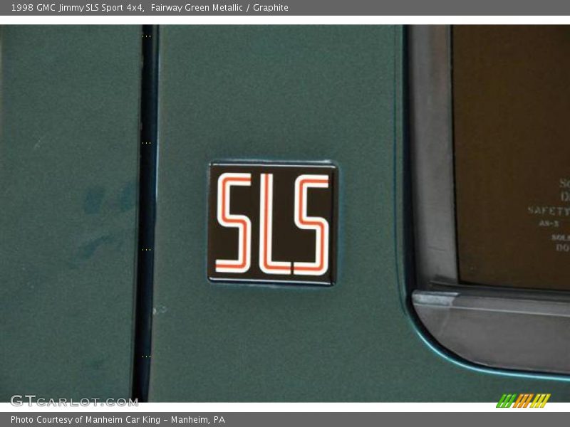 Fairway Green Metallic / Graphite 1998 GMC Jimmy SLS Sport 4x4