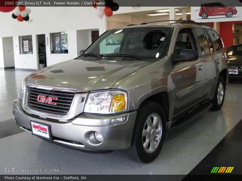 Pewter Metallic / Dark Pewter 2002 GMC Envoy SLT 4x4
