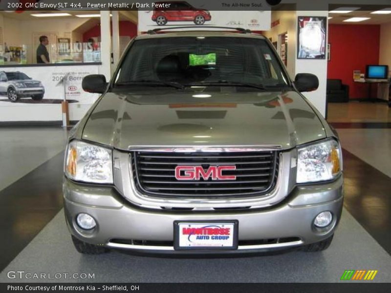 Pewter Metallic / Dark Pewter 2002 GMC Envoy SLT 4x4