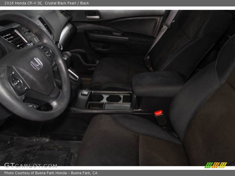 Crystal Black Pearl / Black 2016 Honda CR-V SE