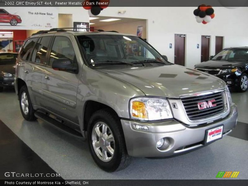 Pewter Metallic / Dark Pewter 2002 GMC Envoy SLT 4x4