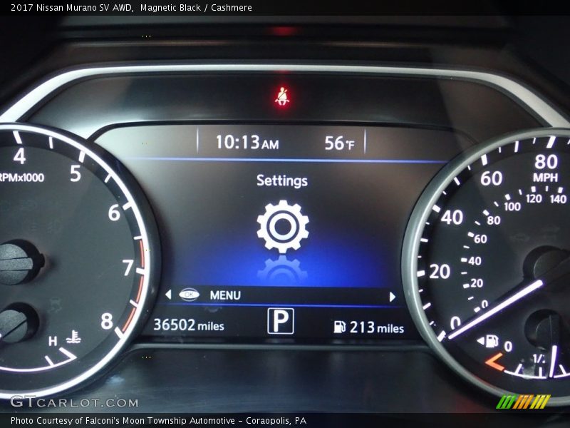 Magnetic Black / Cashmere 2017 Nissan Murano SV AWD