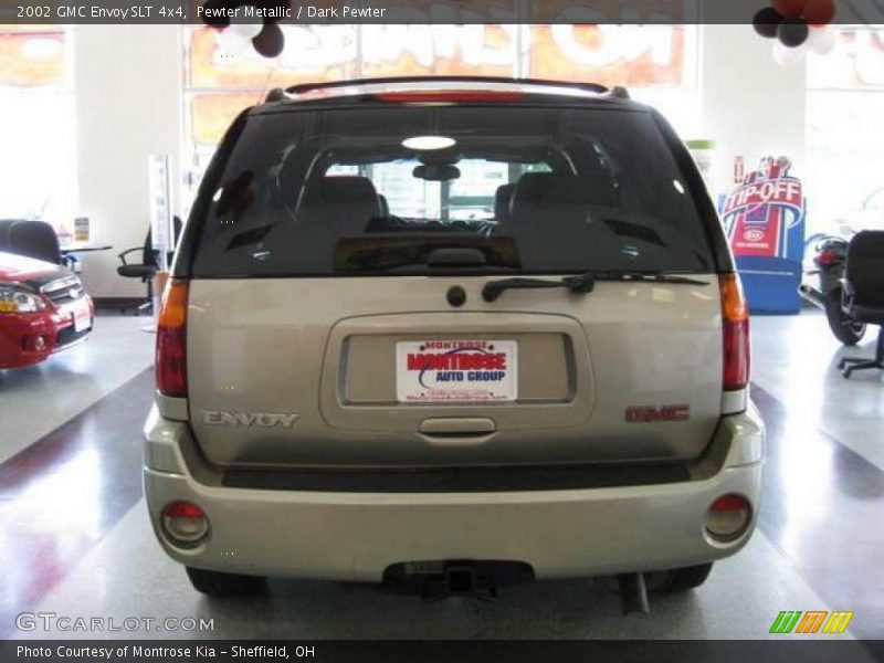 Pewter Metallic / Dark Pewter 2002 GMC Envoy SLT 4x4