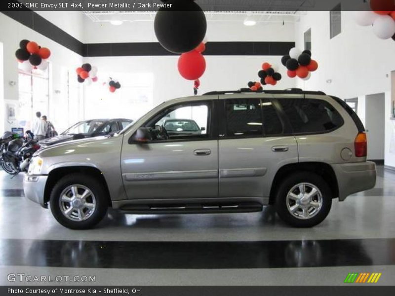 Pewter Metallic / Dark Pewter 2002 GMC Envoy SLT 4x4
