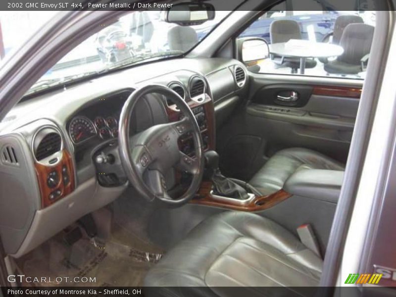 Pewter Metallic / Dark Pewter 2002 GMC Envoy SLT 4x4