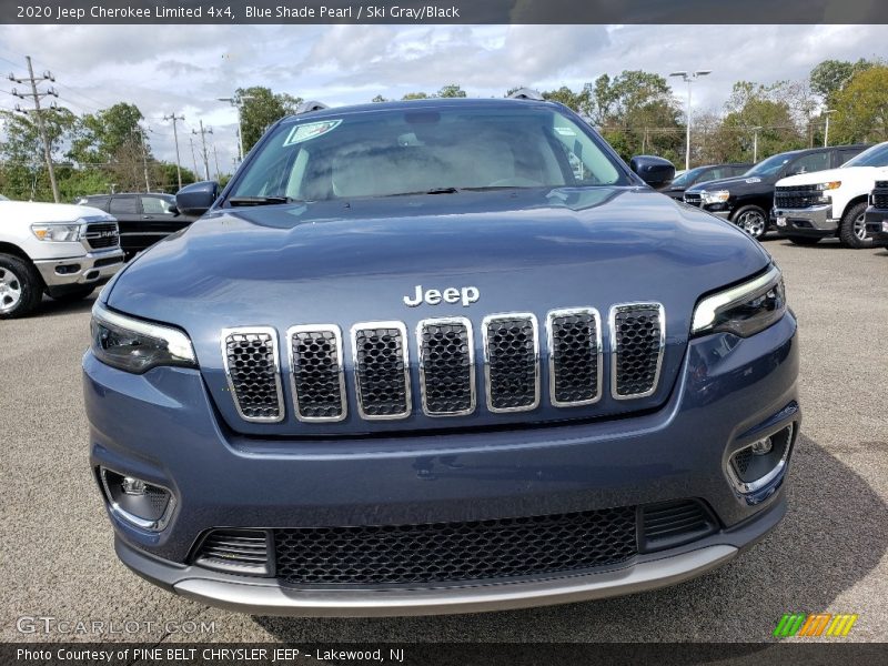 Blue Shade Pearl / Ski Gray/Black 2020 Jeep Cherokee Limited 4x4