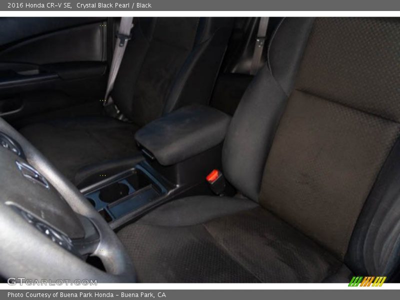Crystal Black Pearl / Black 2016 Honda CR-V SE