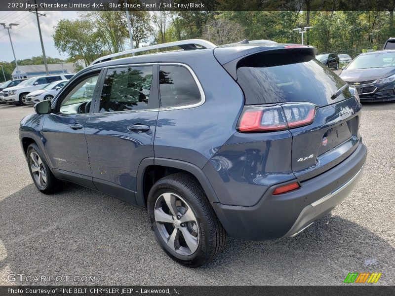 Blue Shade Pearl / Ski Gray/Black 2020 Jeep Cherokee Limited 4x4