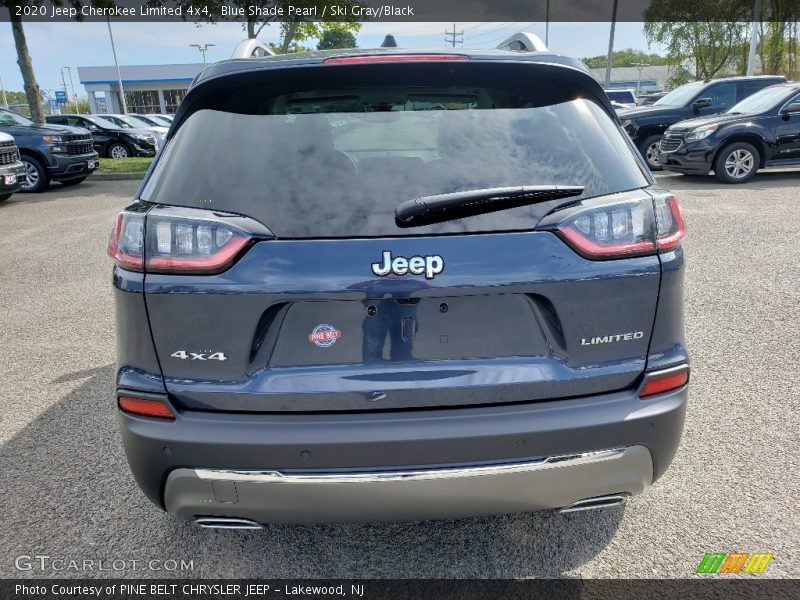 Blue Shade Pearl / Ski Gray/Black 2020 Jeep Cherokee Limited 4x4
