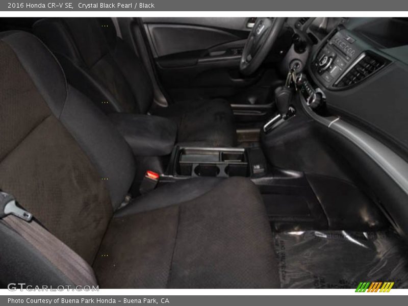 Crystal Black Pearl / Black 2016 Honda CR-V SE