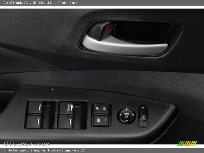Crystal Black Pearl / Black 2016 Honda CR-V SE
