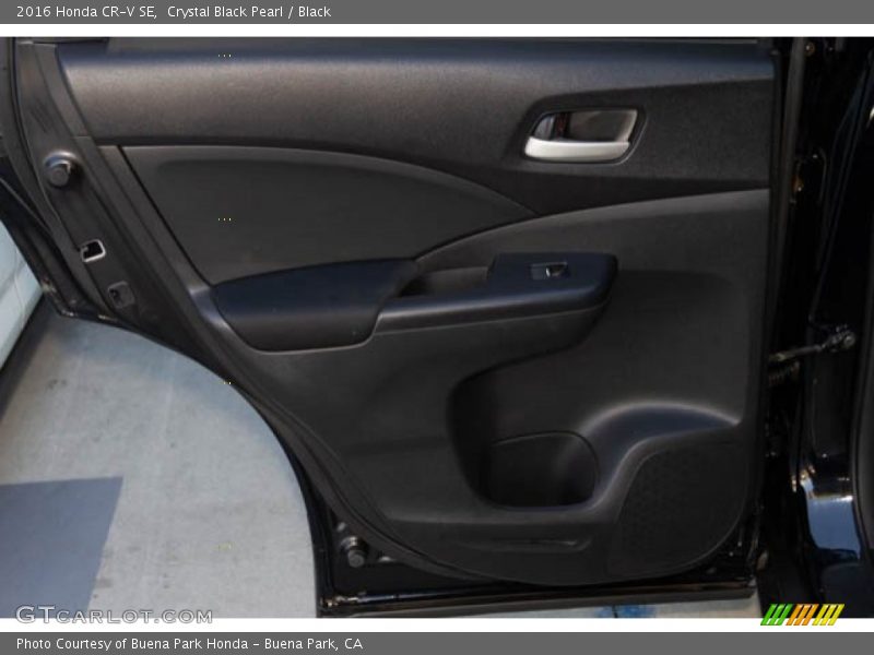 Crystal Black Pearl / Black 2016 Honda CR-V SE
