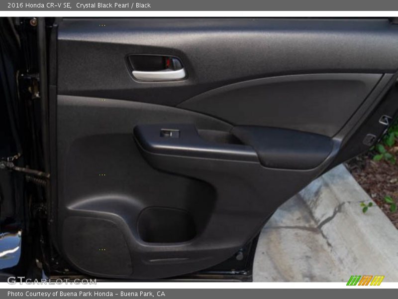 Crystal Black Pearl / Black 2016 Honda CR-V SE
