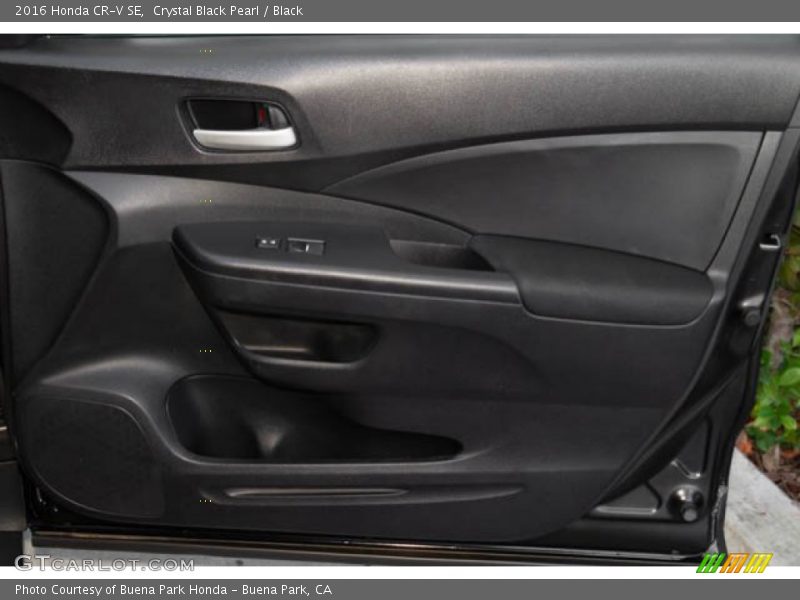 Crystal Black Pearl / Black 2016 Honda CR-V SE