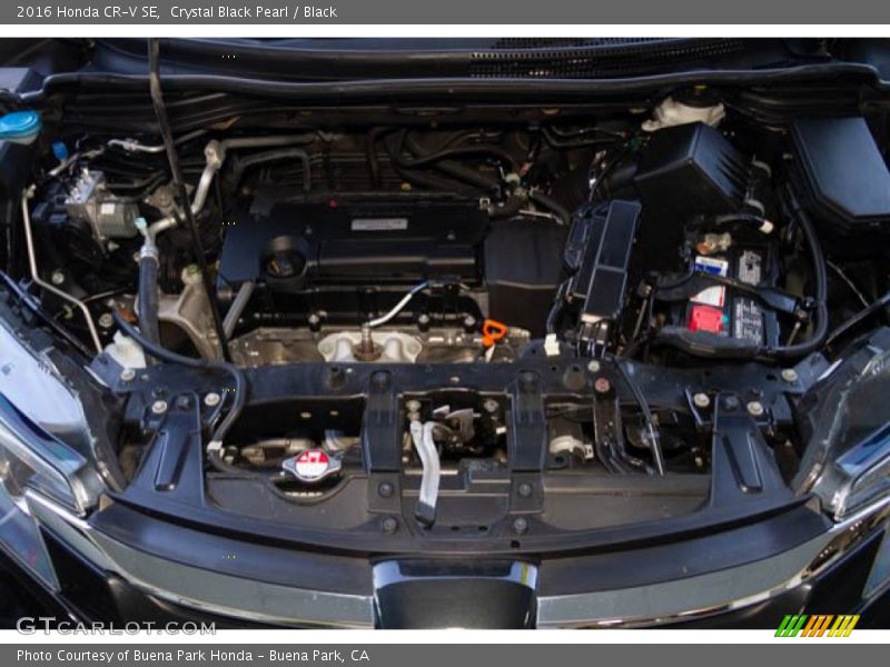 Crystal Black Pearl / Black 2016 Honda CR-V SE