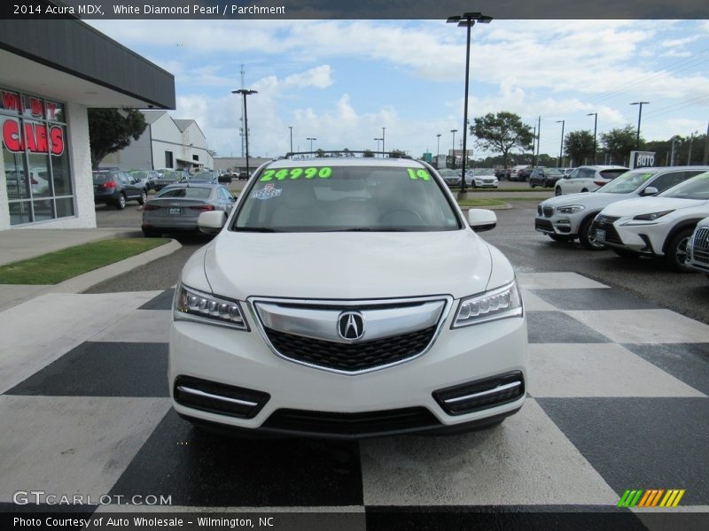 White Diamond Pearl / Parchment 2014 Acura MDX