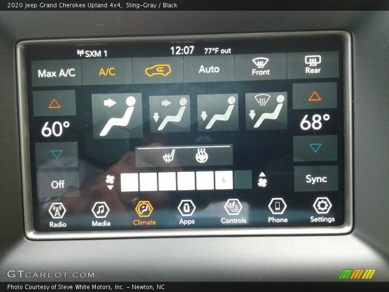 Sting-Gray / Black 2020 Jeep Grand Cherokee Upland 4x4