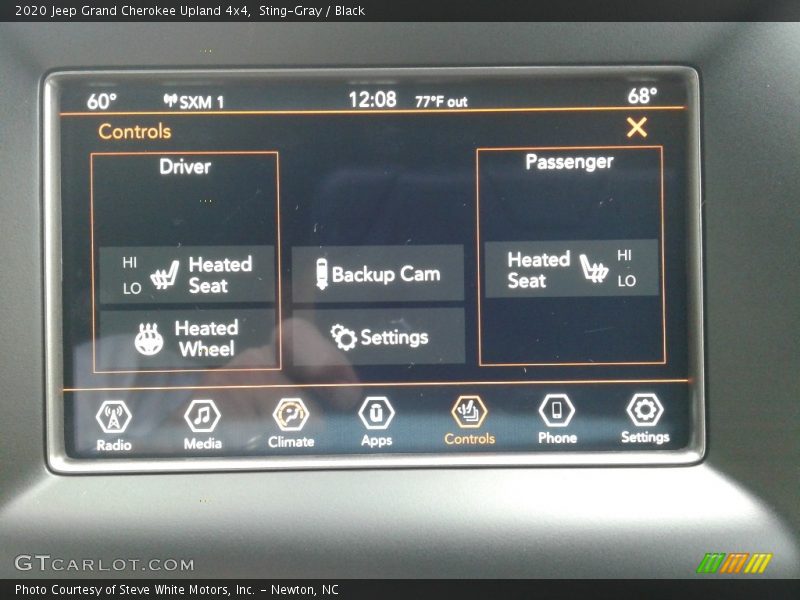 Sting-Gray / Black 2020 Jeep Grand Cherokee Upland 4x4