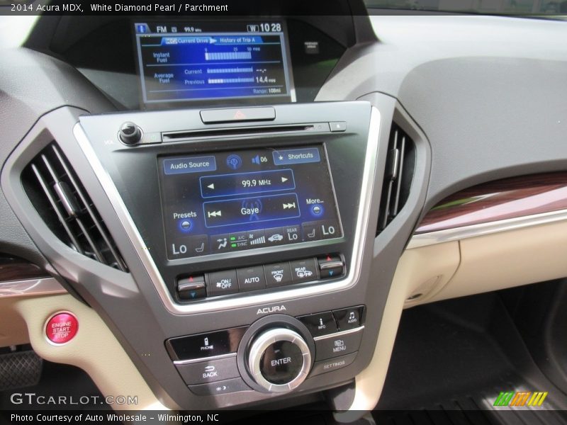 White Diamond Pearl / Parchment 2014 Acura MDX