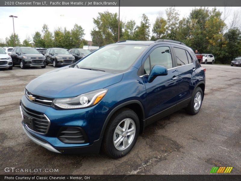 Pacific Blue Metallic / Jet Black/Brandy 2020 Chevrolet Trax LT
