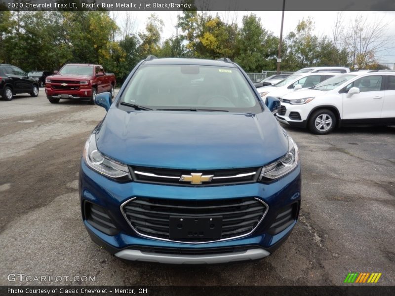 Pacific Blue Metallic / Jet Black/Brandy 2020 Chevrolet Trax LT