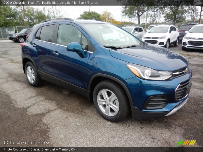 Pacific Blue Metallic / Jet Black/Brandy 2020 Chevrolet Trax LT