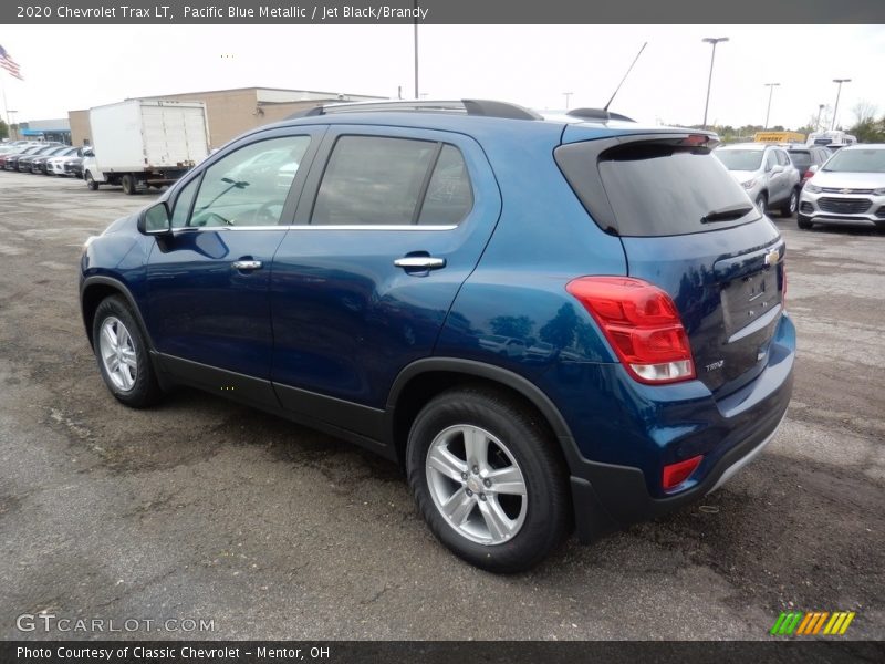 Pacific Blue Metallic / Jet Black/Brandy 2020 Chevrolet Trax LT