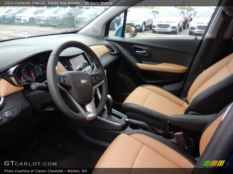 Pacific Blue Metallic / Jet Black/Brandy 2020 Chevrolet Trax LT
