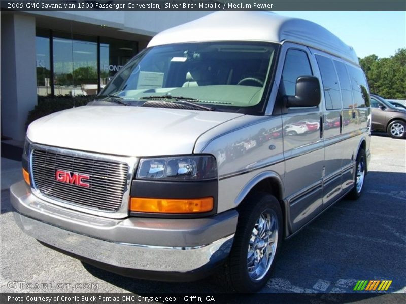 Silver Birch Metallic / Medium Pewter 2009 GMC Savana Van 1500 Passenger Conversion