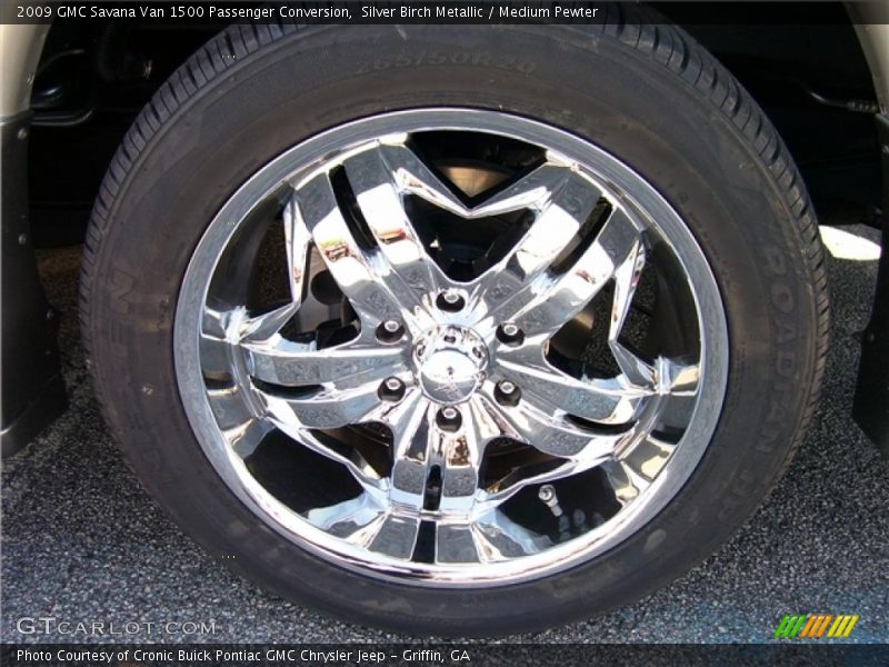 Silver Birch Metallic / Medium Pewter 2009 GMC Savana Van 1500 Passenger Conversion