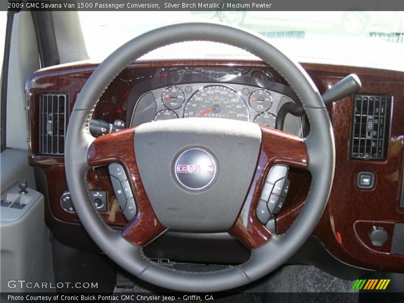 Silver Birch Metallic / Medium Pewter 2009 GMC Savana Van 1500 Passenger Conversion