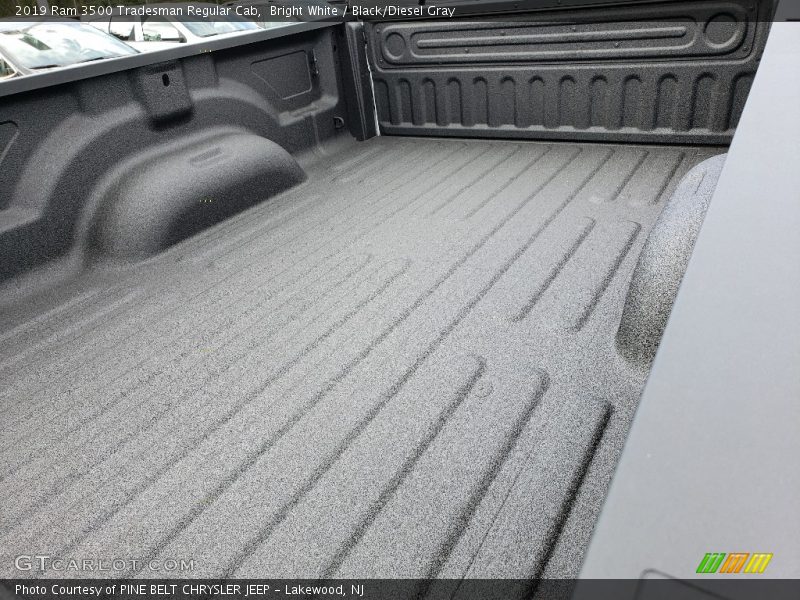 Bright White / Black/Diesel Gray 2019 Ram 3500 Tradesman Regular Cab