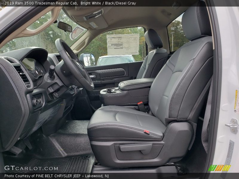 Bright White / Black/Diesel Gray 2019 Ram 3500 Tradesman Regular Cab