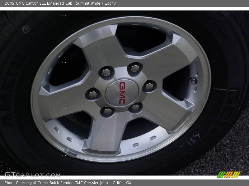Summit White / Ebony 2009 GMC Canyon SLE Extended Cab