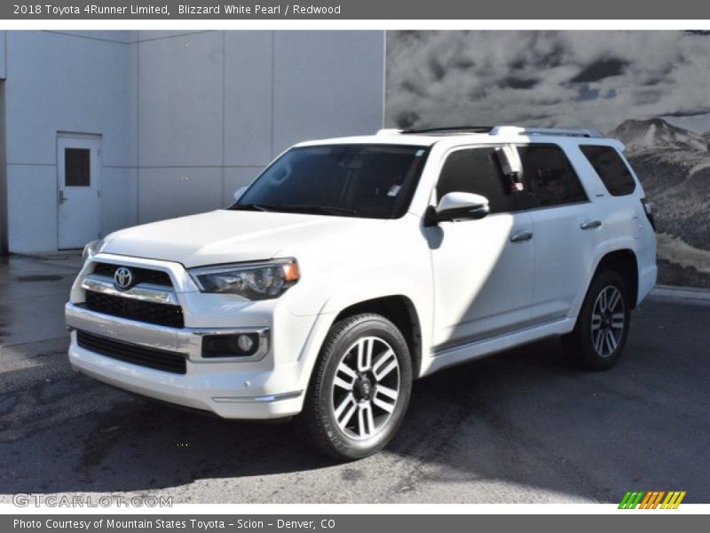 Blizzard White Pearl / Redwood 2018 Toyota 4Runner Limited