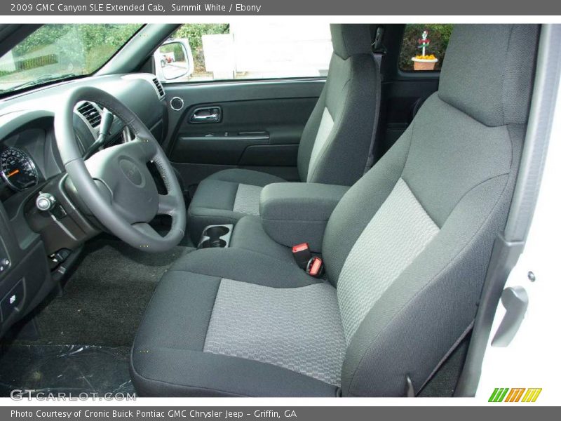 Summit White / Ebony 2009 GMC Canyon SLE Extended Cab