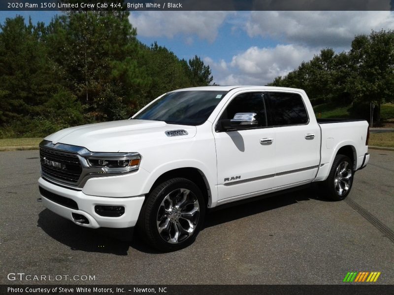 Bright White / Black 2020 Ram 1500 Limited Crew Cab 4x4