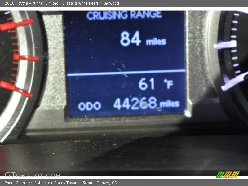 Blizzard White Pearl / Redwood 2018 Toyota 4Runner Limited