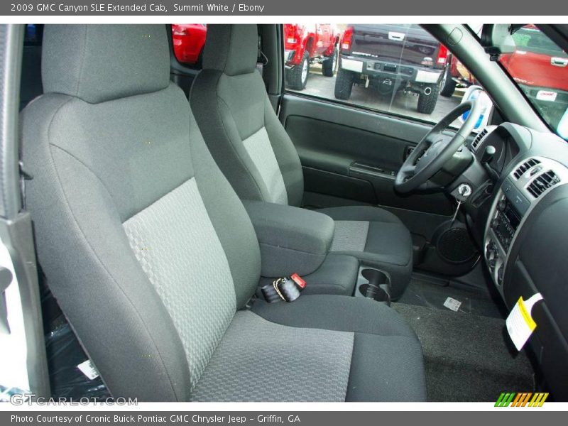 Summit White / Ebony 2009 GMC Canyon SLE Extended Cab